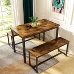 Kitchen Table Set with 2 Benches – simplexdeals