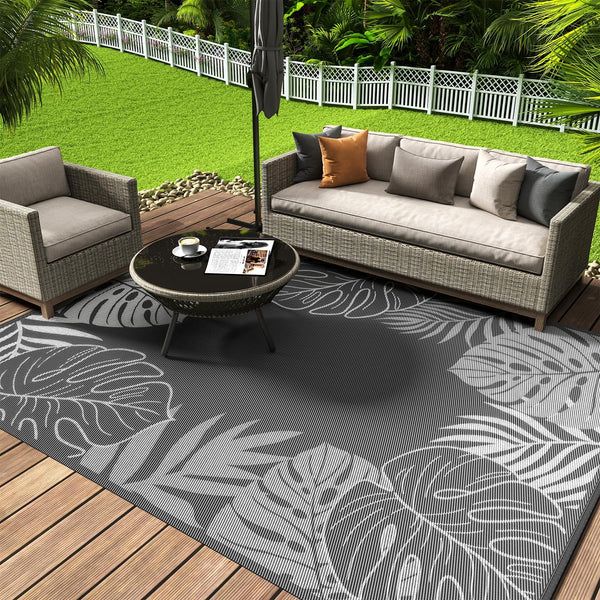5x8 Reversible Waterproof Outdoor Patio Rug Carpet