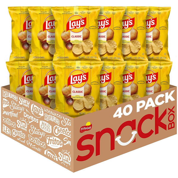 40-Pack Lay's Potato Chips Classic