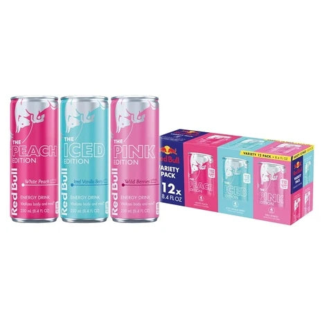 12 Cans Red Bull Variety Pack