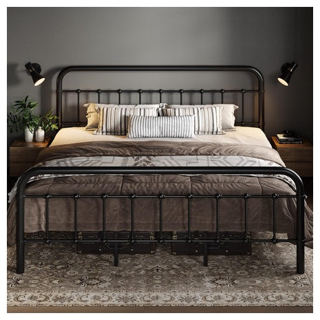 Allewie King Platform Bed Frame