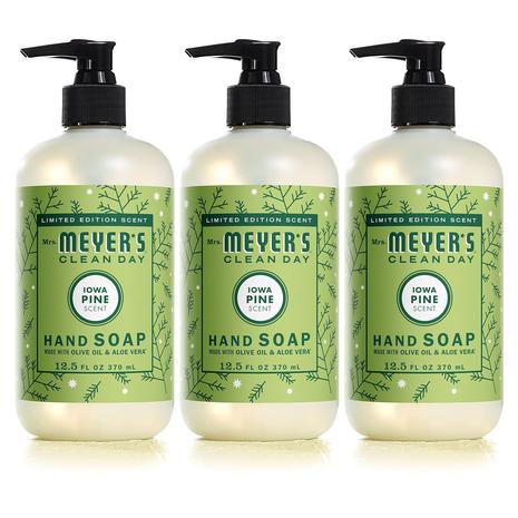 3 Bottles Of Mrs. Meyer's Clean Day Hand Soap