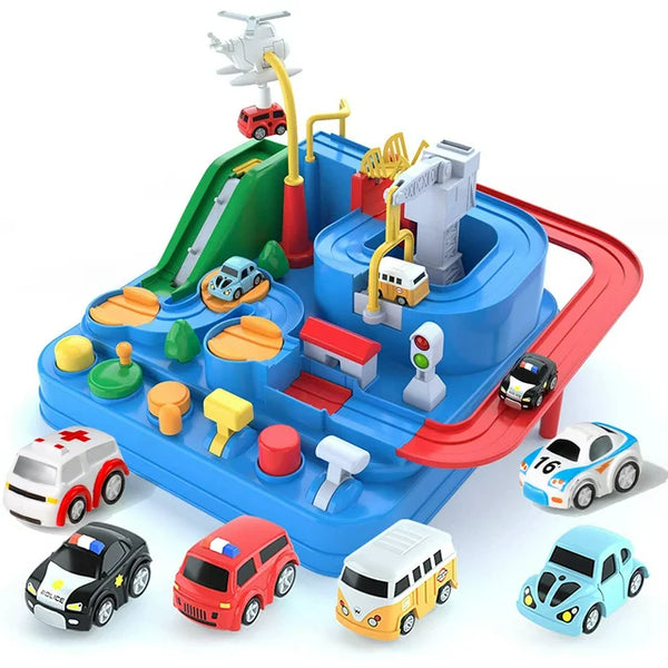 Adventure Race Car Toy Playset
