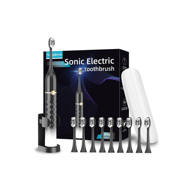 Electric Toothbrush Set with 10 Brush Heads