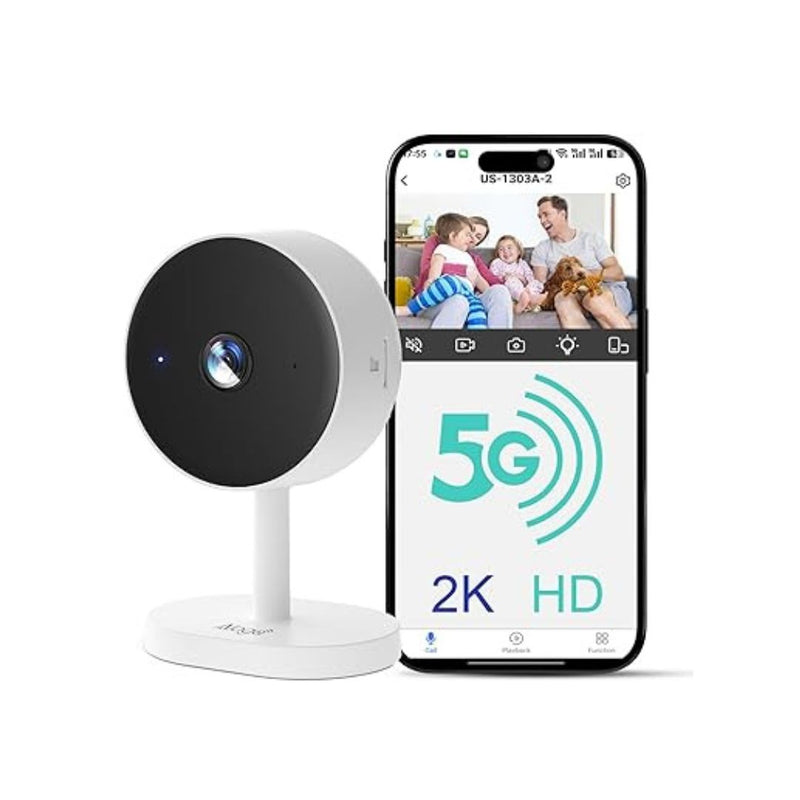 2K Indoor Security Camera With AI Motion Detection