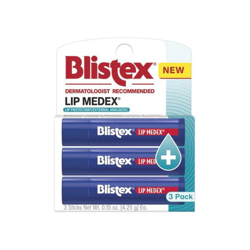 3-Pack Blistex Medex Lip Balm Sticks