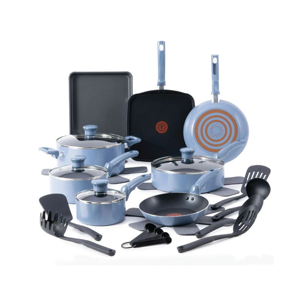 22-Piece T-fal Non-Stick Cookware Set