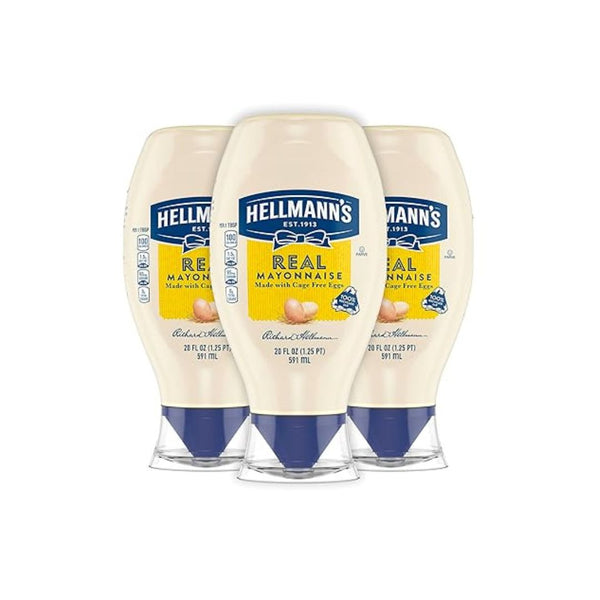 3-Count Hellmann’s Real Mayonnaise Squeeze Bottle