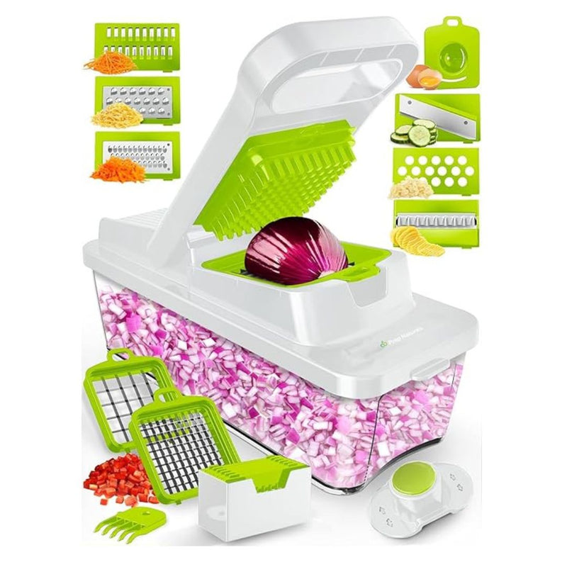 12-in-1 Vegetable Chopper with Container