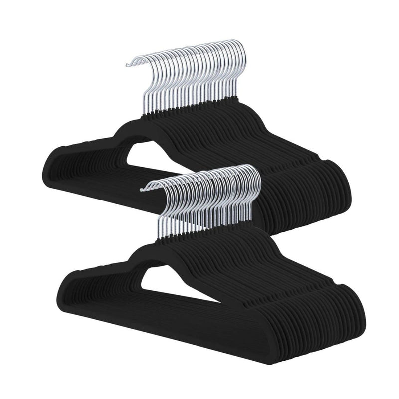 50-Pack Velvet Non-Slip Hangers