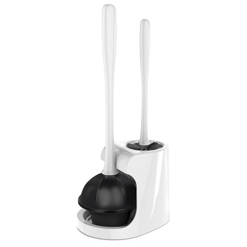 2-in-1 Toilet Brush and Plunger Set