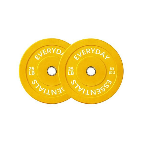25-Lbs Pair Olympic Bumper Weight Plates