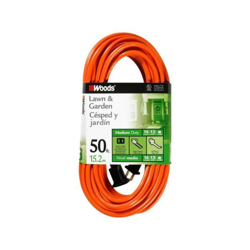 50-Foot Woods 16 Gauge Extension Cord