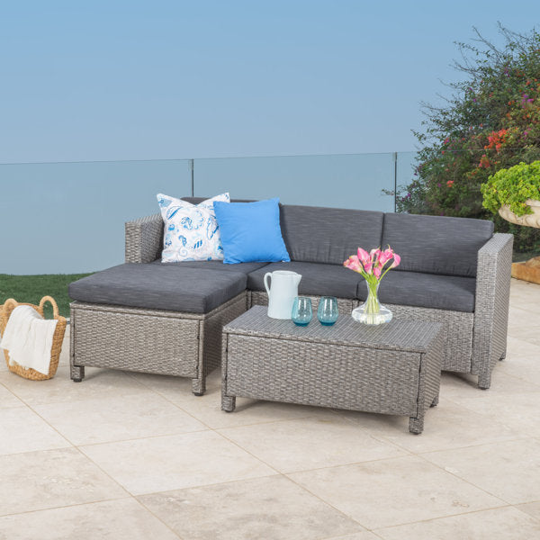 Arville 6 - Person Outdoor Seating Group with Cushions