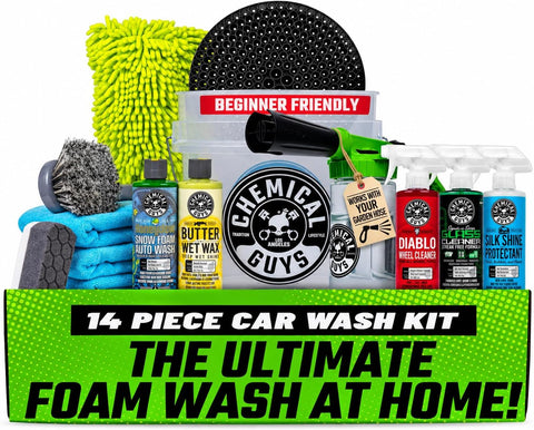 Chemical Guys 14-Piece Car Wash Kit with Foam Blaster