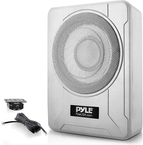 Pyle 8-Inch Low-Profile Amplified Subwoofer System