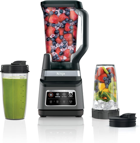 Ninja Professional Plus DUO Blender, 1400WP, Auto-iQ, 72oz, Black, BN751