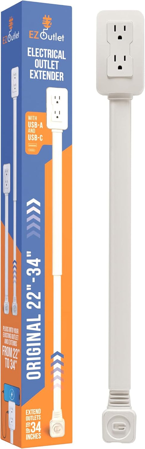 EZ Outlet Extender (Outlets Behind the Desk)