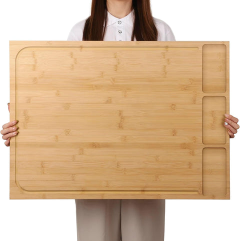 BAMOTTO Bamboo Stovetop Cover Board