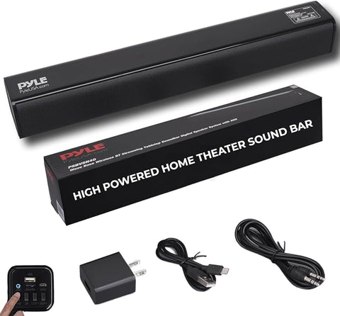 Pyle 2-Channel Tabletop Soundbar Digital Speaker System