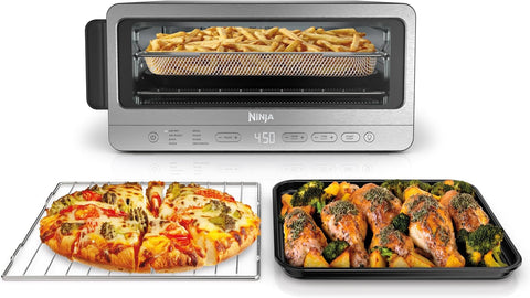 Ninja Flip Toaster Oven & Air Fryer, Large Capacity, Stainless, SP151