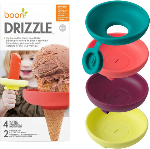 Boon Drizzle Silicone Ice Pop Holder 4 Count