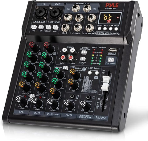 Pyle 6 Channel Studio Mixer