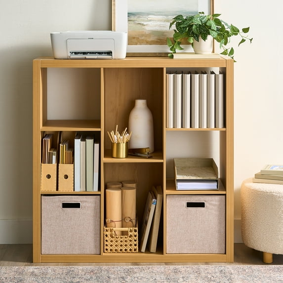Better Homes & Gardens 6 Cube Organizer with Storage Cubbies