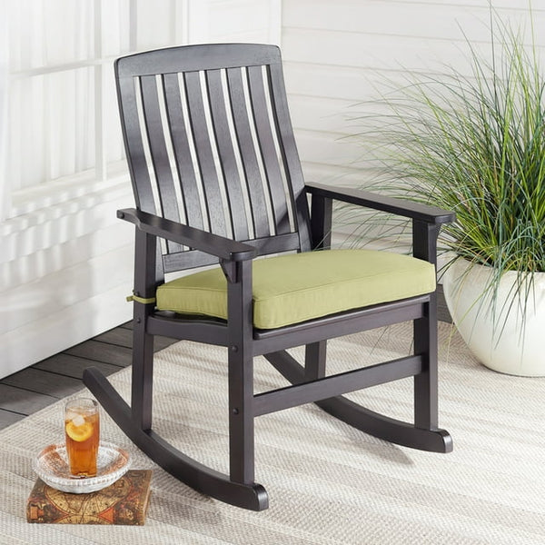 Better Homes & Gardens Delahey Outdoor Wood Rocking Chair