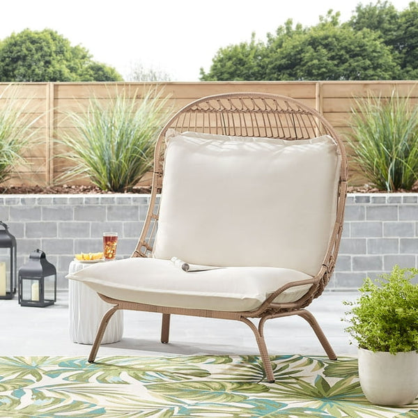 Better Homes & Gardens Wicker Patio Cuddle Chair