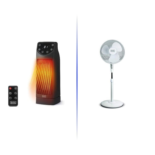 BLACK+DECKER 16" Stand Fan & Space Heater On Sale
