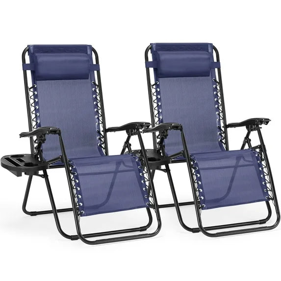 2 Piece Zero Gravity Patio Recliner