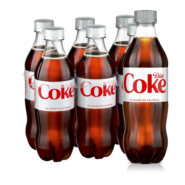 60 Bottles Diet Coke or Sprite or 72 Cans Diet Coke