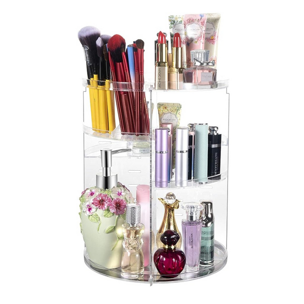 360° Rotating Makeup Organizer