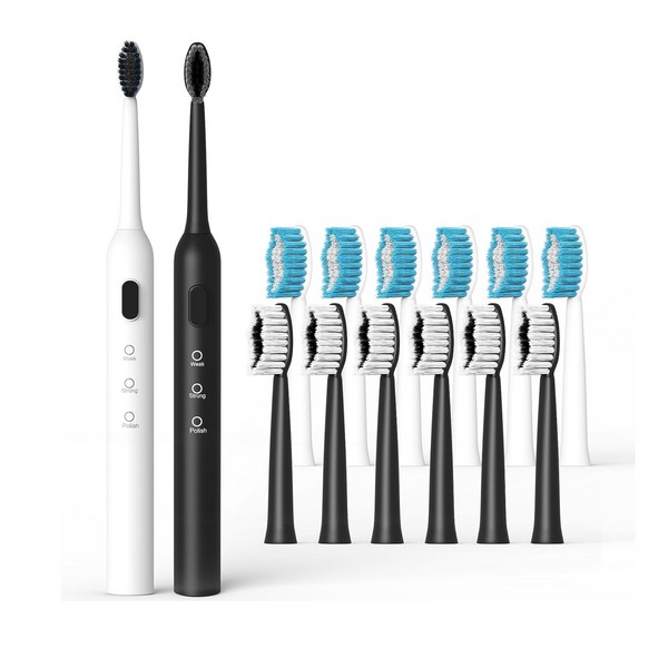 2 Electric Toothbrushes With 3 Modes