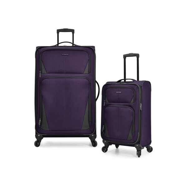 U.S. Traveler 2-Pc Aviron Bay Expandable Softside Luggage