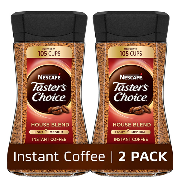 2 Pack Of Nescafe Taster's Choice House Blend Instant Coffee