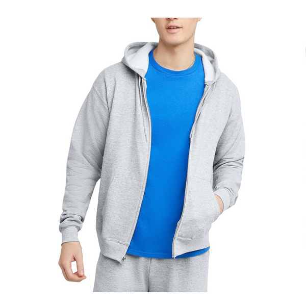 Hanes Men’s Full-Zip EcoSmart Hoodies (10 Colors)