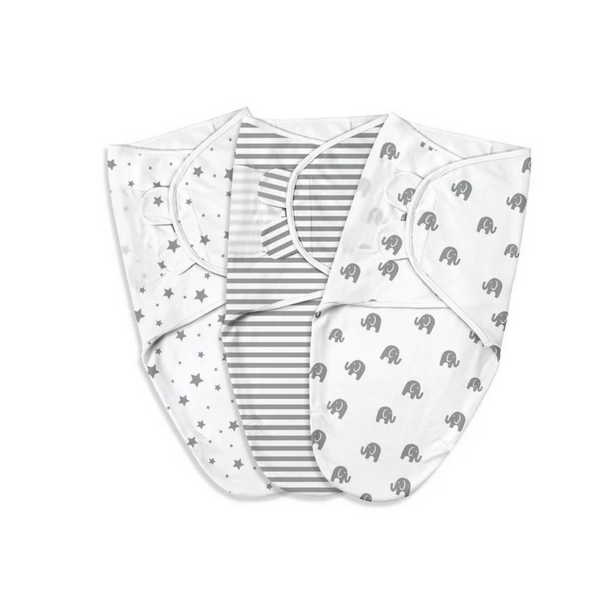 3 Organic Cotton Swaddle Blankets