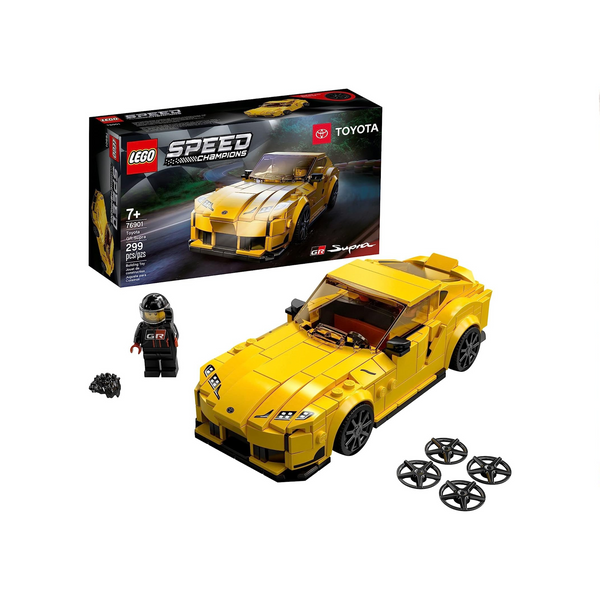 LEGO Speed Champions Toyota GR Supra Collectible Sports Car Building Set