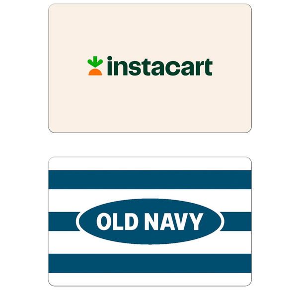 Save On Instacart, Gap, Old Navy And More Gift Cards