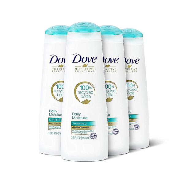 4 Bottles Of Dove Nutritive Solutions Moisturizing Shampoo