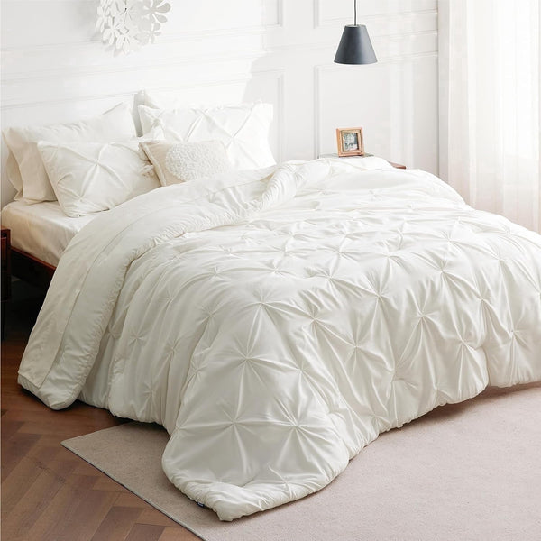 U by Bedsure 5-Pc Twin Comforter Set with Sheets