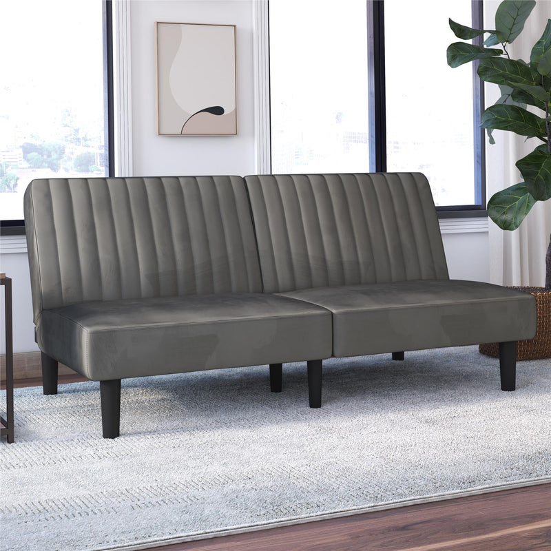DHP Katie Futon Convertible Sofa Bed and Couch