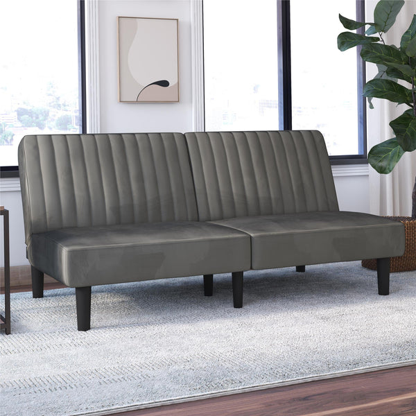 DHP Katie Futon Convertible Sofa Bed and Couch