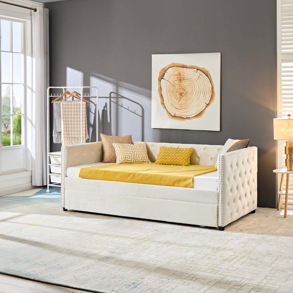 Daybed with Trundle Sofa Bed