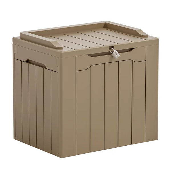 32 Gallon Outdoor Resin Deck Box with Seat