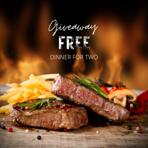 GIVEAWAY! Dinner For Two Or $350 Cash!