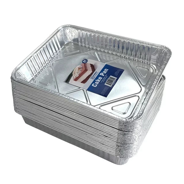 25 Pack Of 13″x9″ Aluminum Foil Cake Pans