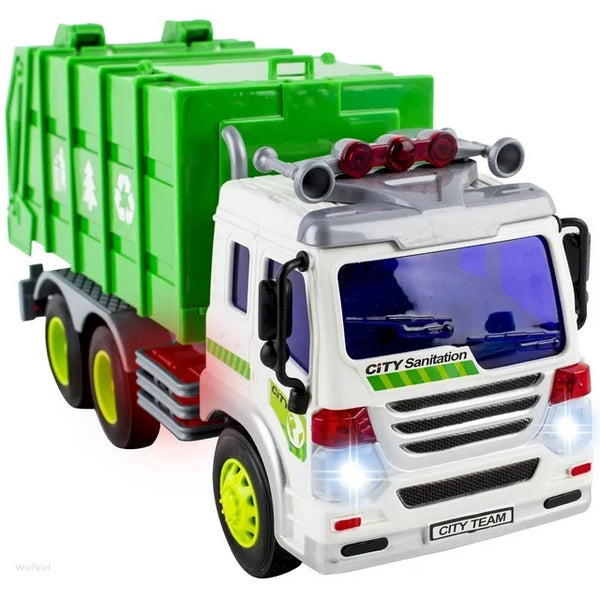 Garbage Truck Toy With Lights And Sounds